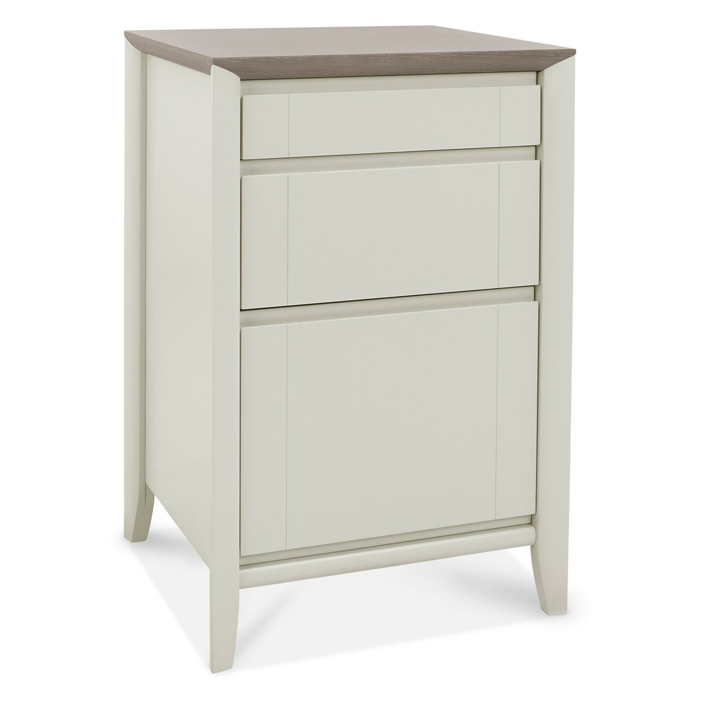 Grey Washed White Oak Veneer Topped Filing Cabinet