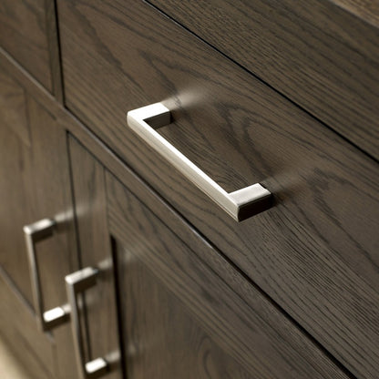 Dark Oak Sideboard with Soft Close Drawers and Storage Shelves