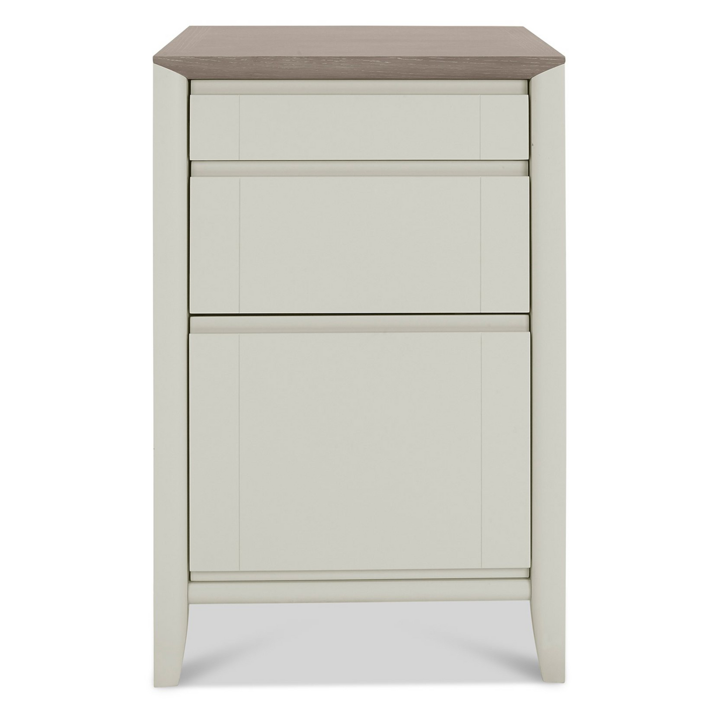 Grey Washed White Oak Veneer Topped Filing Cabinet