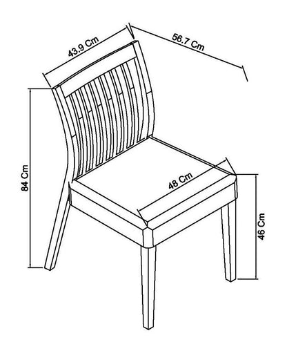 Oak Low Slat Back Chair Gold Black Fabric (Pair)