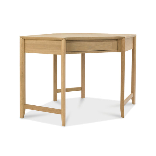 White Oak Veneer Corner Desk