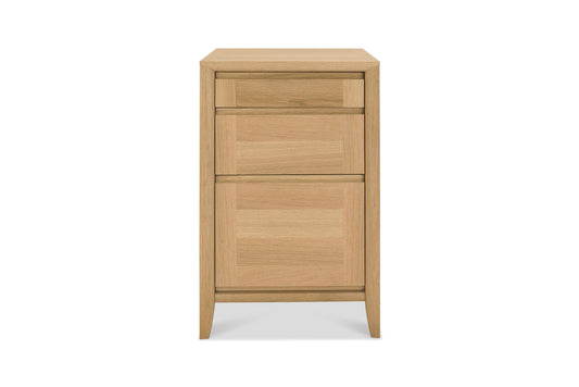 White Oak Veneer Filing Cabinet