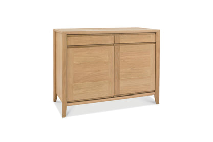 White Oak Veneer Narrow Sideboard