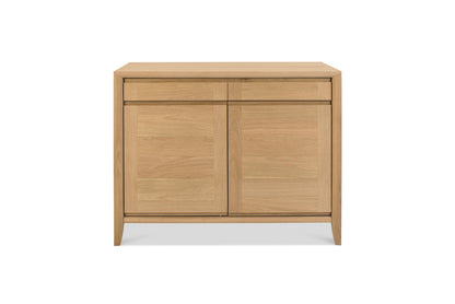 White Oak Veneer Narrow Sideboard