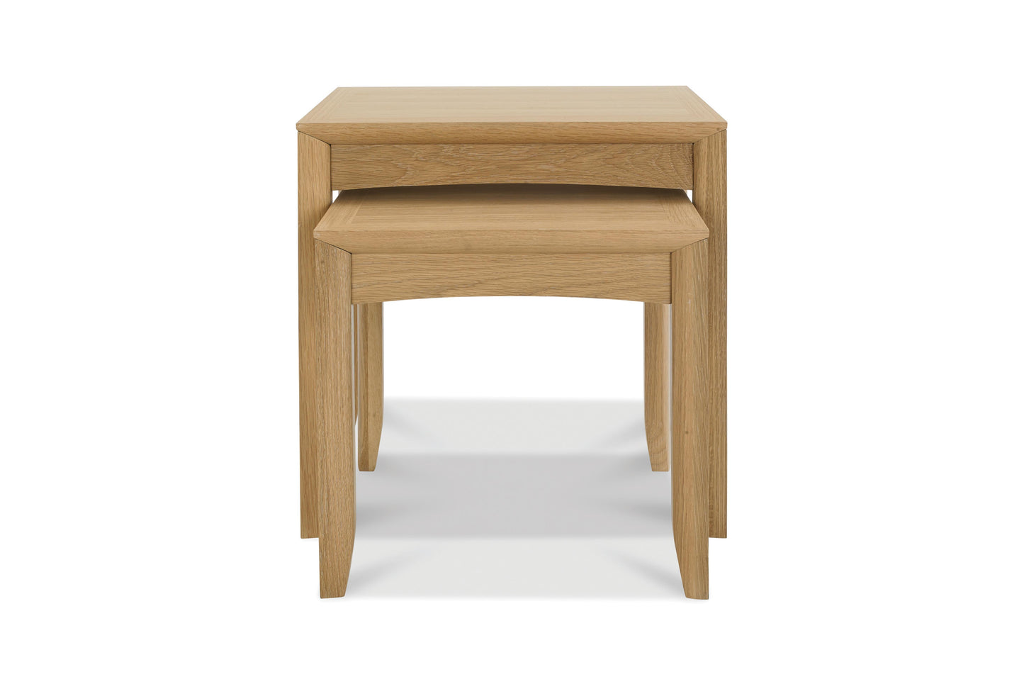 White Oak Veneer Nest of Side Tables