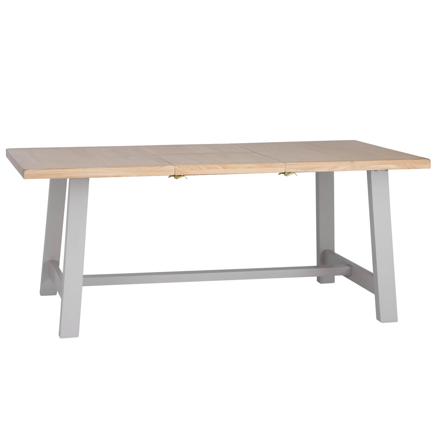 Grey 1.8m Refectory Butterfly Extending table 6 - 8