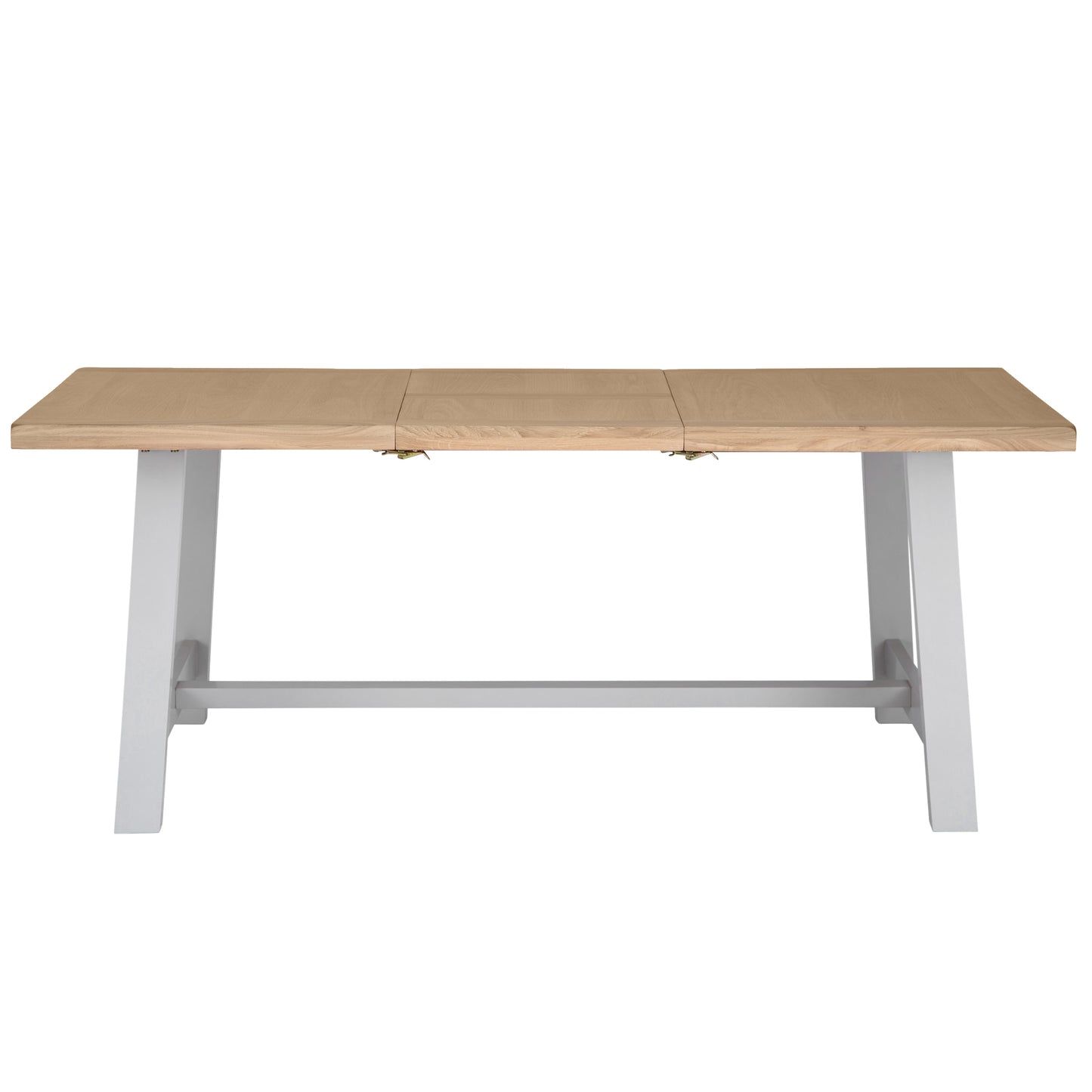 Grey 1.8m Refectory Butterfly Extending table 6 - 8