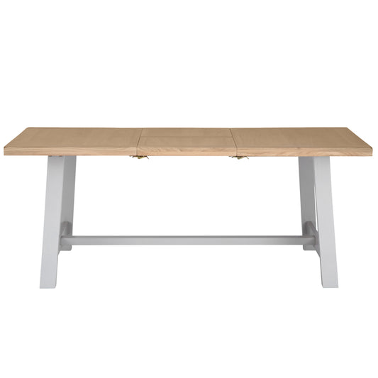 Grey 1.8m Refectory Butterfly Extending table 6 - 8