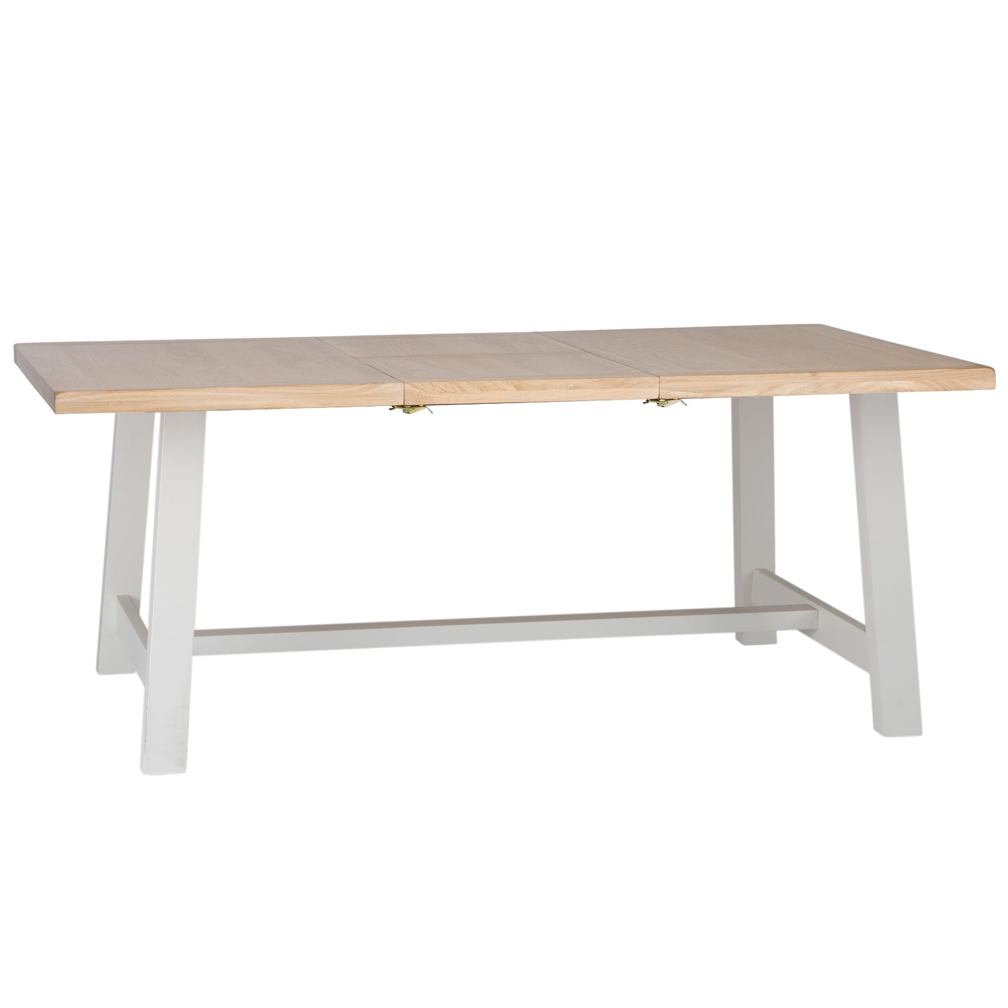 White 1.8m Refectory Butterfly Extending table