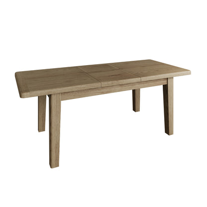 1.8M Smoked Oak Butterfly Extending Table Seats 6 - 8