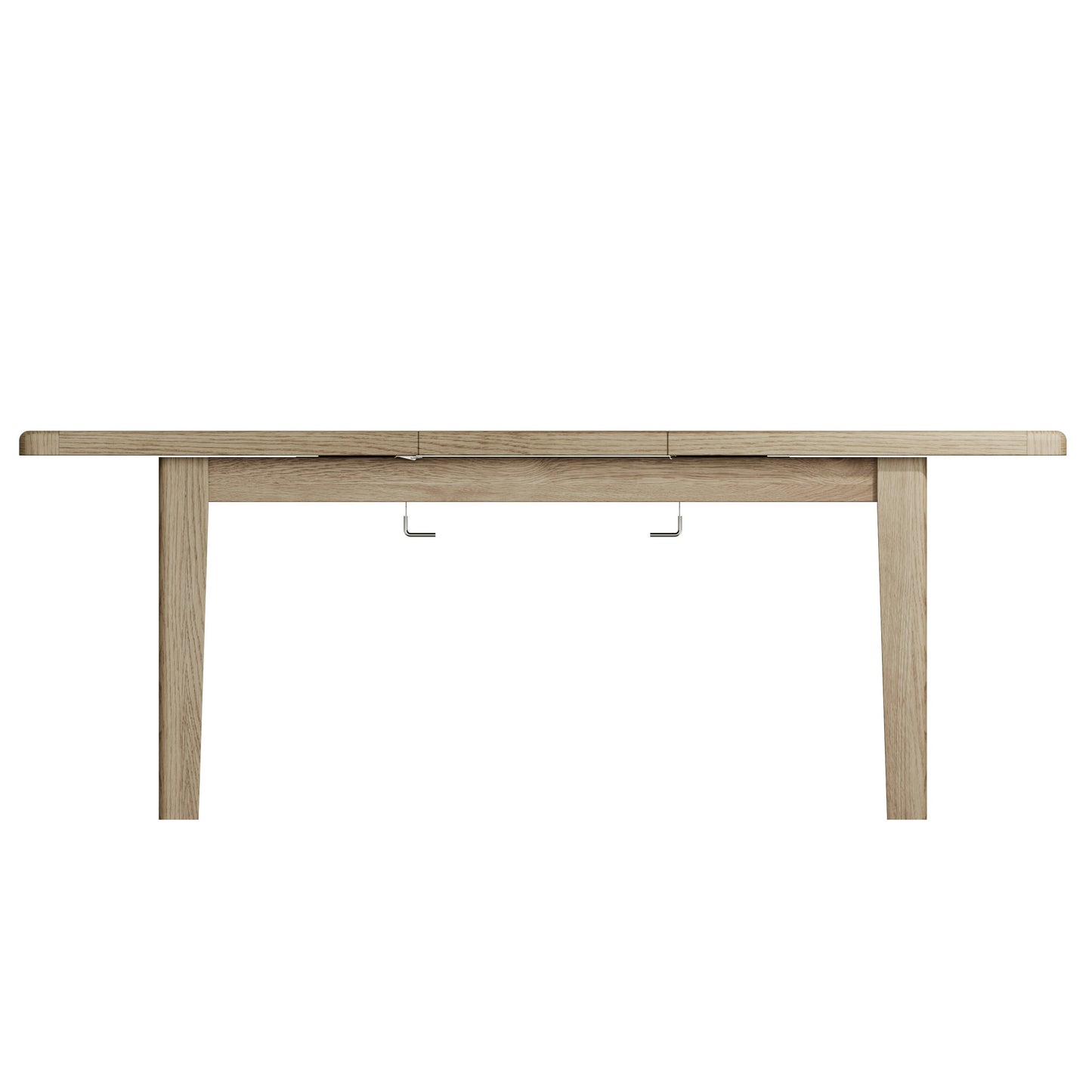 1.8M Smoked Oak Butterfly Extending Table Seats 6 - 8