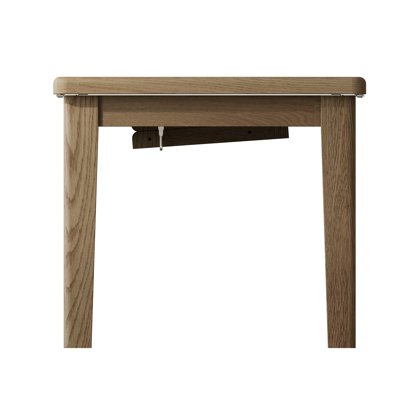 1.8M Smoked Oak Butterfly Extending Table Seats 6 - 8