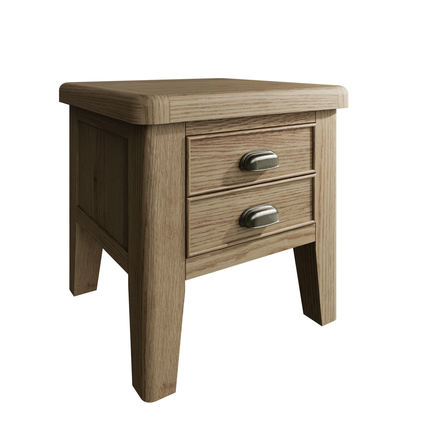 Smoked Oak Side Table