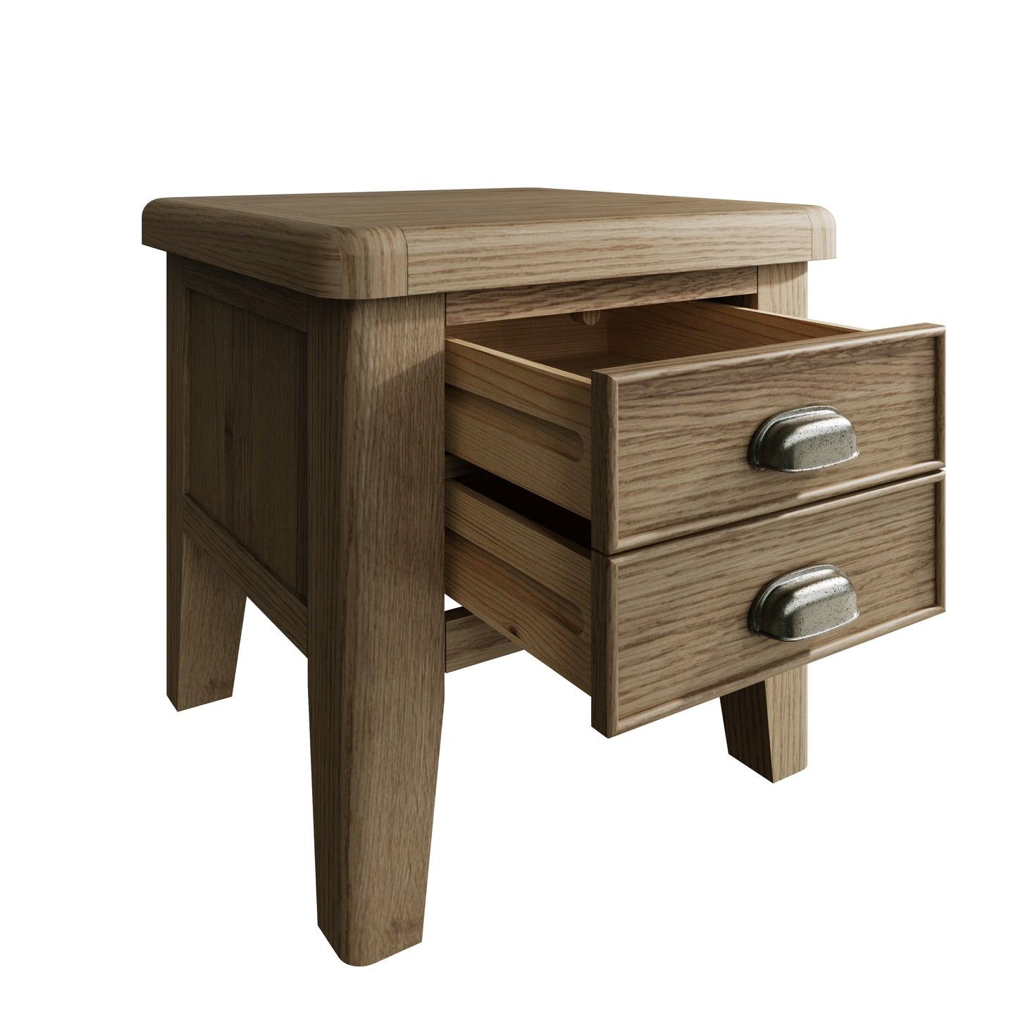 Smoked Oak Side Table