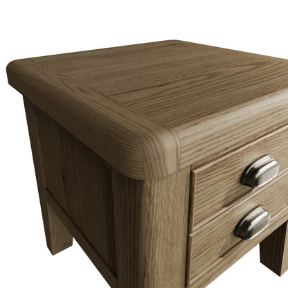 Smoked Oak Side Table