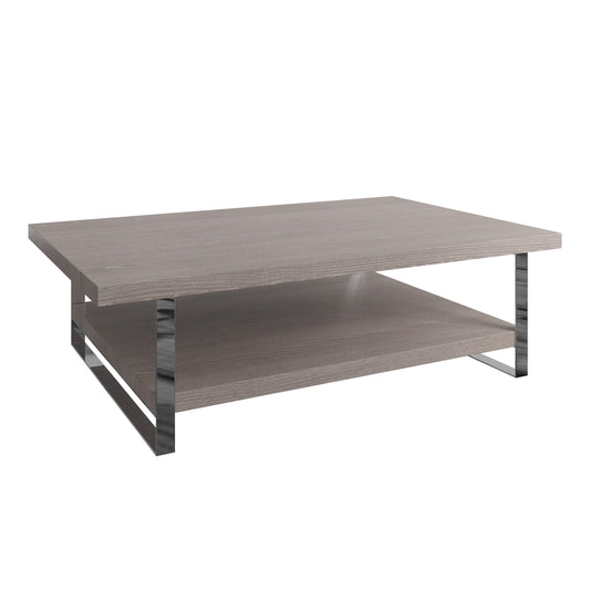 Large Silver Oak Coffee Table