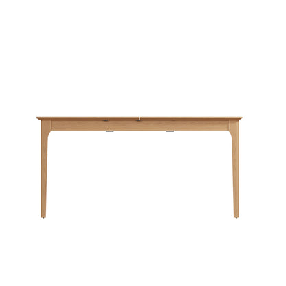 1.6M Scandinavian Style Extending Table with Natural Oak Finish Seats 6 - 8