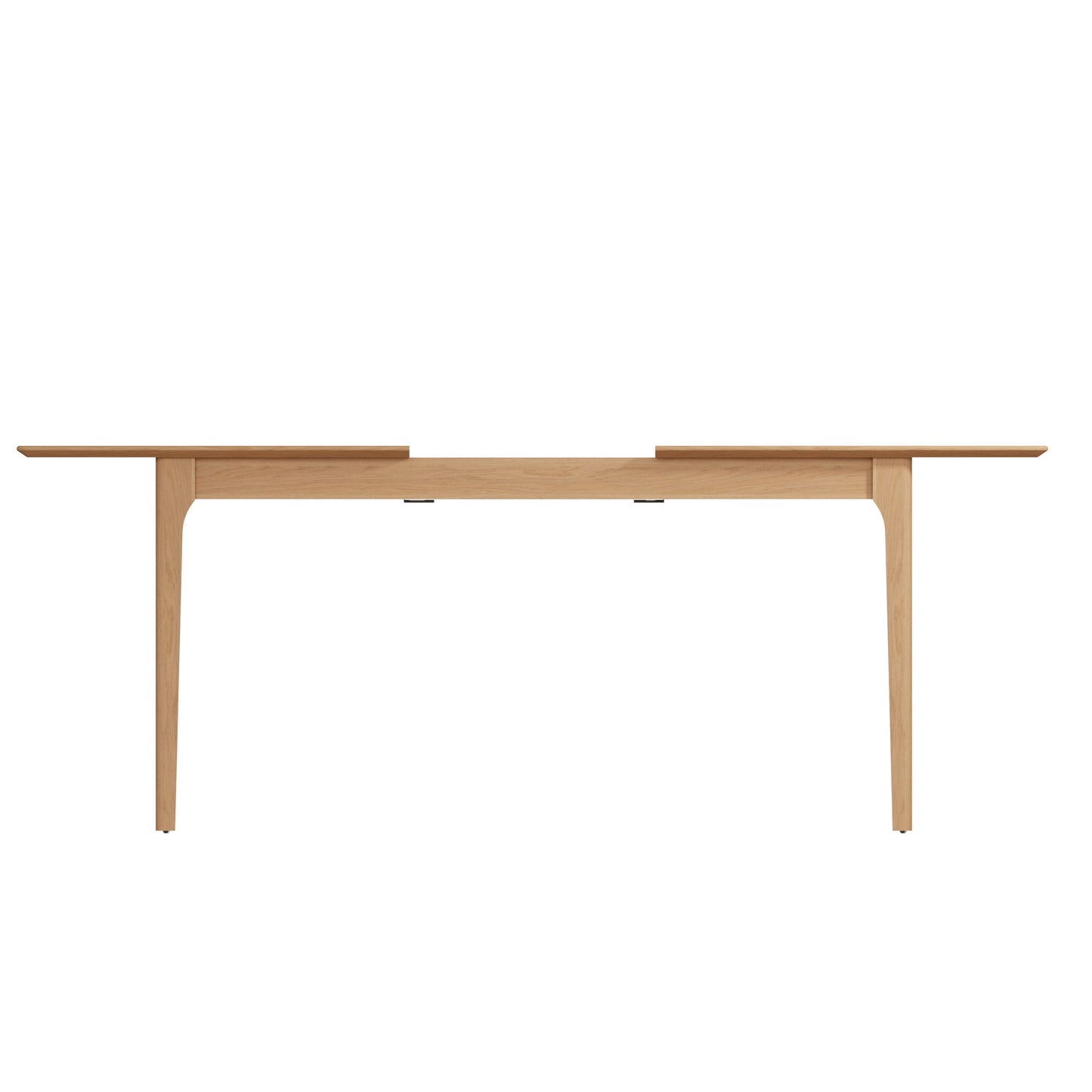 1.6M Scandinavian Style Extending Table with Natural Oak Finish Seats 6 - 8