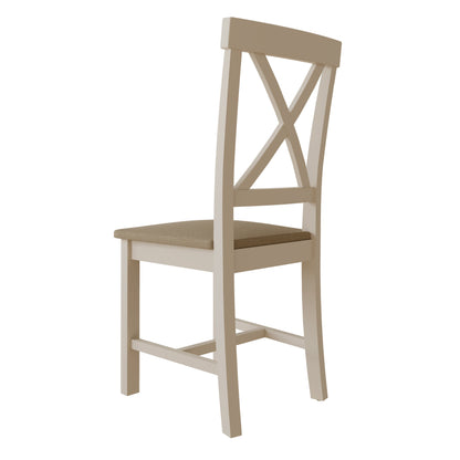 Truffle - Cross Backed Oak Dining Chair  - Set of 2